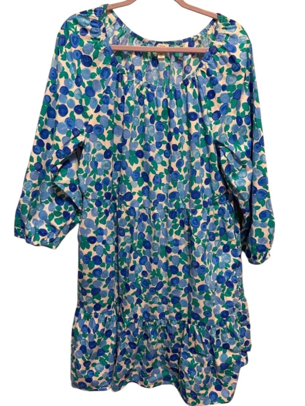 J. Crew Women’s Plus Size Blueberry Scoop Neck Dress Sz 18